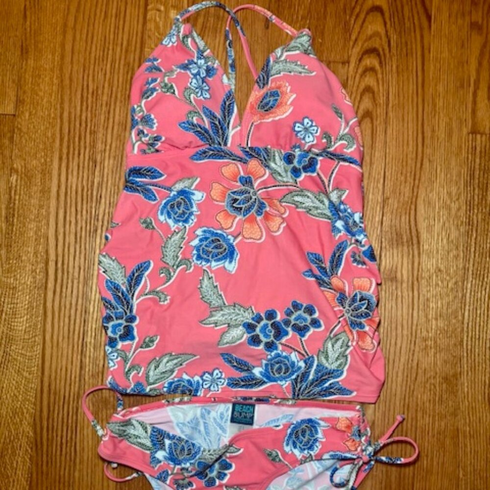 Beach Bump by Motherhood Maternity Tankini sz small